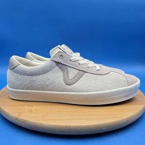 Vans Sport Low Suede Sneakers - White/Greige Marshmallow‎ - Men 8.5 / Women 10
